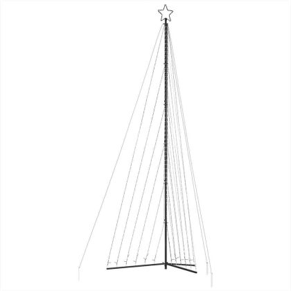 LED коледна елха 789 светодиода студено бяло 476 см