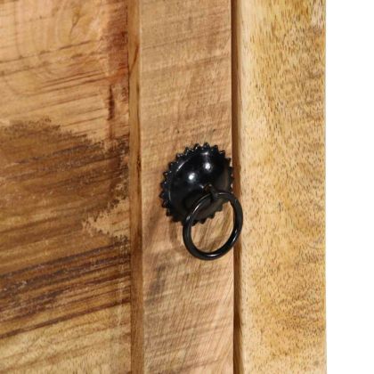 Нощно шкафче 2 бр. 40x32x46 см Масивна дървесина Грубо манго