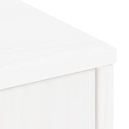 Страничен шкаф с чекмеджета ODDA White 40x24x79 cm