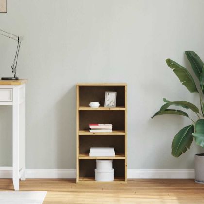 Страничен шкаф ODDA 40x24x79 cm масивна дървесина бор