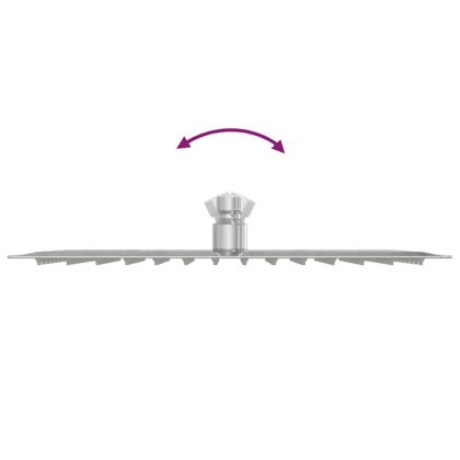 Дъждовна душ глава от неръждаема стомана 304 30x20 cm