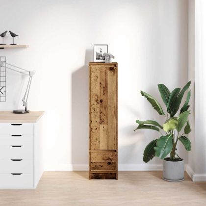 Висока дъска Старо дърво 29,5x34x119,5 см инженерно дърво