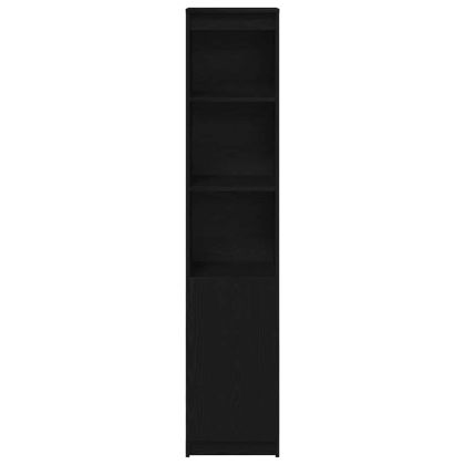 Висока дъска Черен дъб 37,5x35x180 см инженерно дърво