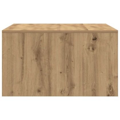 Масичка за кафе с чекмеджета дъб артизан 70,5x70x40 см