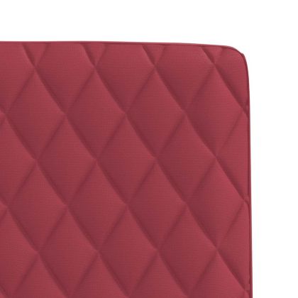 Трапезни столове 2 бр виненочервени изкуствена кожа