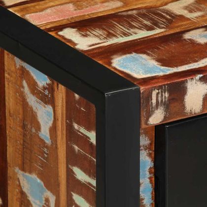 Бюфет Multicolour 55x35x70 cm Масивна дървесина Възстановена