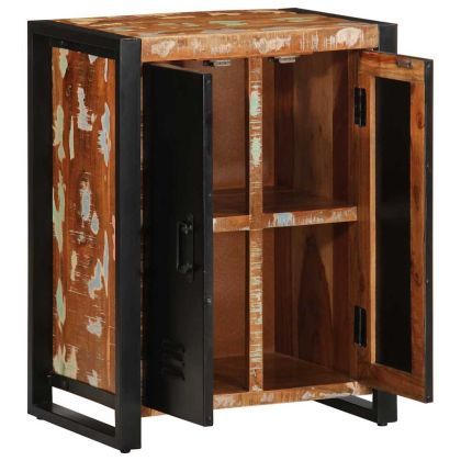 Бюфет Multicolour 55x35x70 cm Масивна дървесина Възстановена