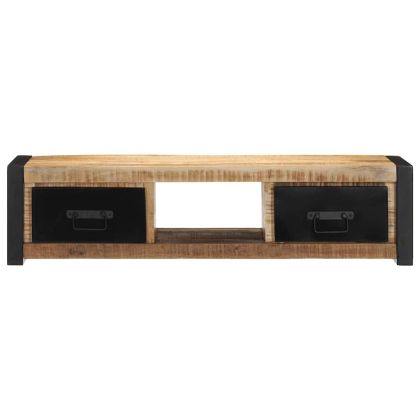 ТВ шкаф 100x30x25 cm Масивна груба дървесина Манго
