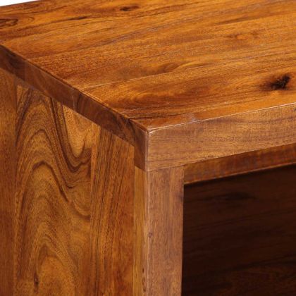 ТВ шкаф Multicolour 110x30x40 масивна дървесина акация