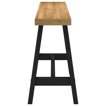 Конзолна маса NOAIN с А-образни крака масивна дървесина бор