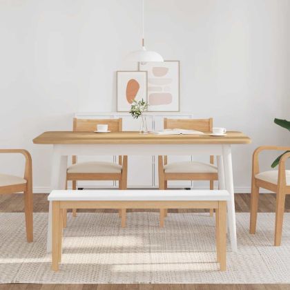 Пейка 110 cm Масивна дървесина Гума