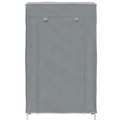 Шкаф за обувки сив 60,5x30x97 cm Нетъкана материя