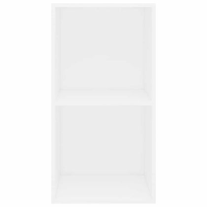 Библиотека, бяла, 40x30x76,5 см, инженерно дърво