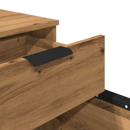 Мобилен архивен шкаф с колела Дъб артизан 45x38x54 см