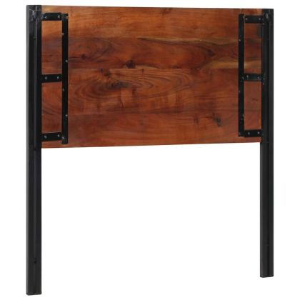 Табла за глава 100 cm от масивна дървесина и желязо