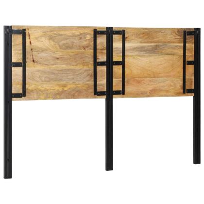 табла за глава 160 cm от масивно дърво манго и желязо