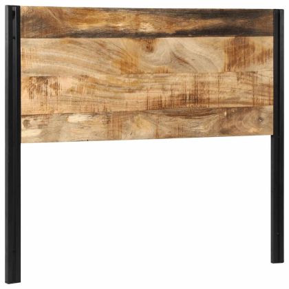 табла за глава 120 cm от масивно дърво манго и желязо