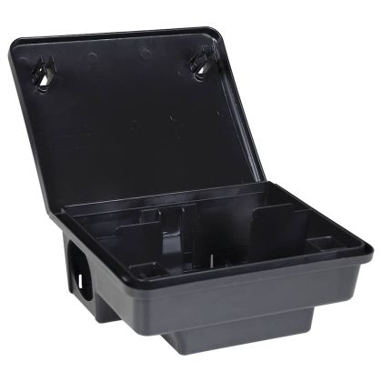 Капани за мишки 6 бр. черни 23x19x9,5 cm