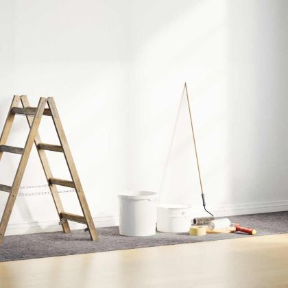 Неплъзгаща се поларна материя за художници 25 м 180g/m² Grey