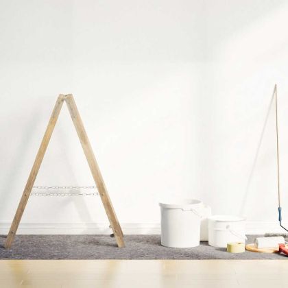 Неплъзгаща се поларна материя за художници 25 м 180g/m² Grey