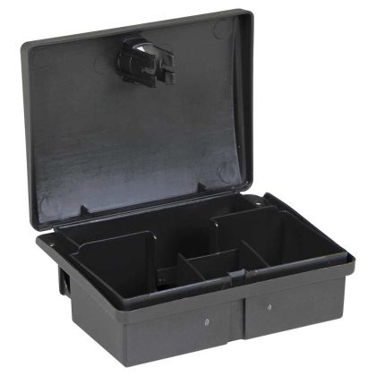 капани за мишки 20 бр. черни 13x10x4 cm