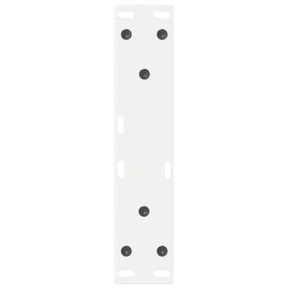 Крака за масичка за кафе, 2 бр., бели, 28 x (42-43,3) см, стомана