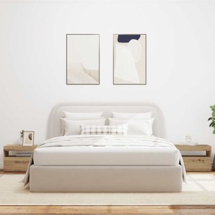 Нощно шкафче с LED светлини Artisan Oak 60x35x40 cm