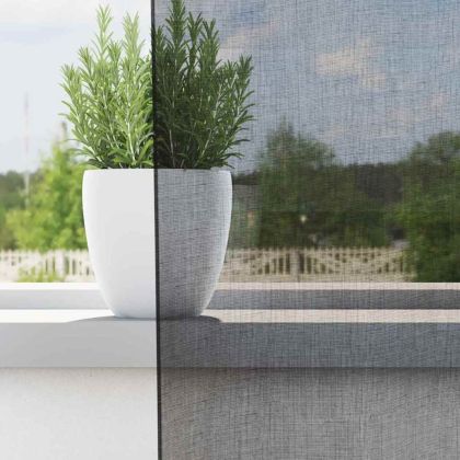 Пердета от воал с горна част, 2 бр, черно