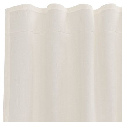 Пердета от воал с горна част, 2 бр, кремаво