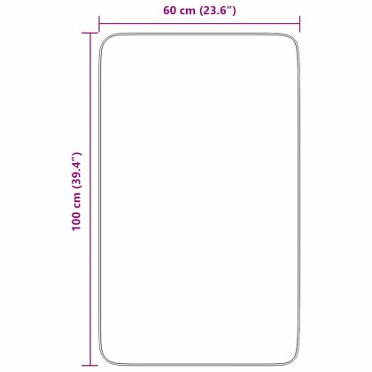 Шаги килим с дълъг косъм, NAVARRA, светлосив, 60x100 см
