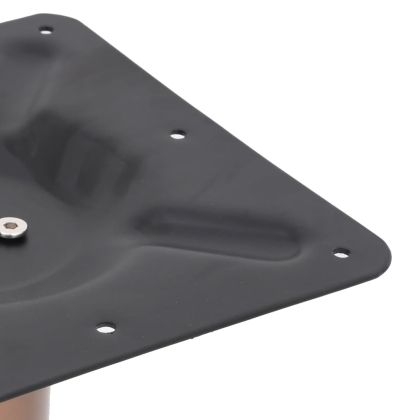 Крак за бистро маса, месинг, 70x40x72 см, неръждаема стомана