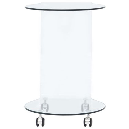 Маса за кафе, 45x40x58 см, закалено стъкло