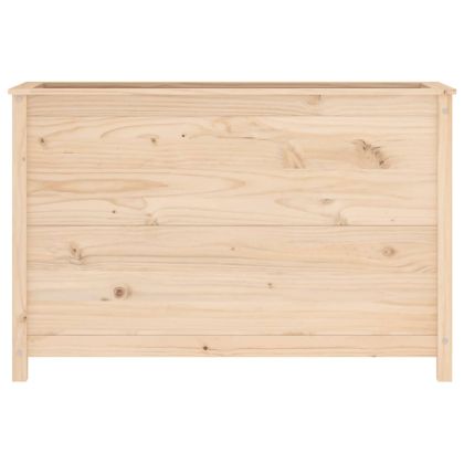 Градинско повдигнато легло, 119,5x40x78 см, бор масив