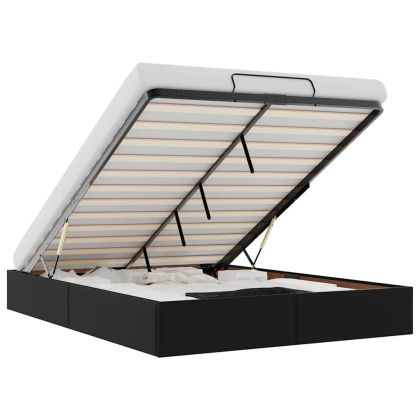 Османска рамка за легло без матрак, 140x200 см, изкуствена кожа