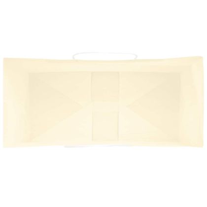 Хартиени торбички 250 бр с дръжки жълти 18x8x22 см