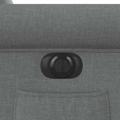 Електрически наклоняем стол, тъмносив, текстил