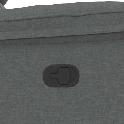 Реклайнер, тъмносив, текстил