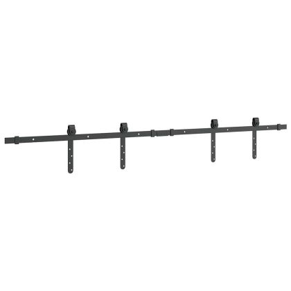 Комплект за плъзгаща врата за шкаф, стомана, 152 см