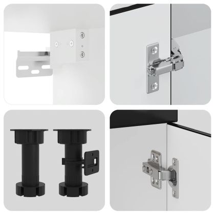 Комплект кухненски шкафове от 8 части Kalmar, инженерно дърво