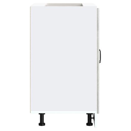 Шкаф за мивка, Kalmar, сив сонома, 60x46x81,5см инженерно дърво