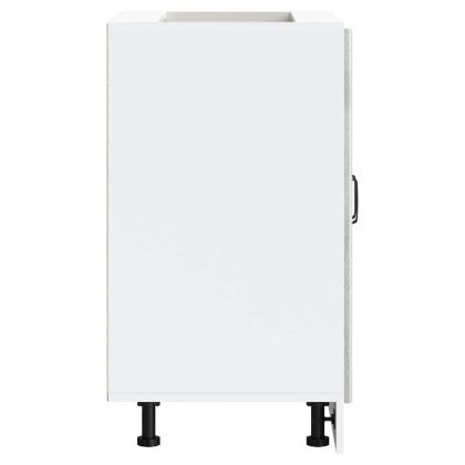 Шкаф за мивка, Kalmar, бетонно сив 60x46x81,5см инженерно дърво