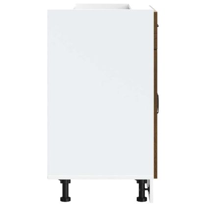 Кухненски шкаф, "Kalmar", кафяв дъб, инженерно дърво