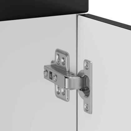 Кухненски шкаф, "Kalmar", черен, инженерно дърво