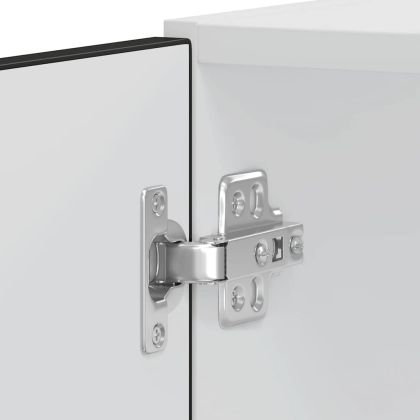 Шкафове за фурна, 2 бр. "Kalmar", черни, инженерно дърво