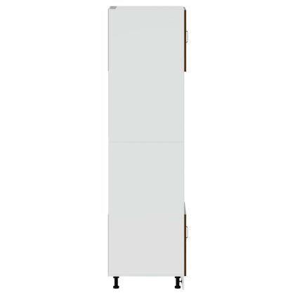 Шкафове за фурна 2 бр Porto, кафяв дъб, инженерна дървесина