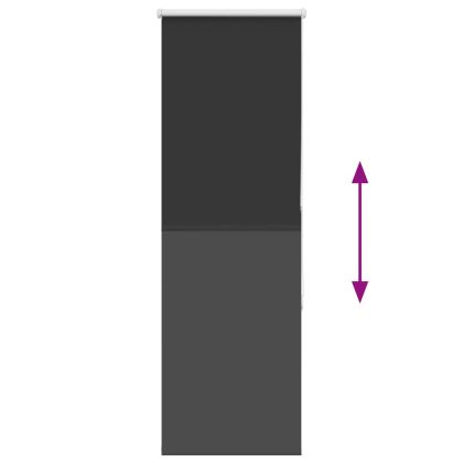 Ролетна щора Blackout Black 45x130 cm Ширина на плата 40,7 cm