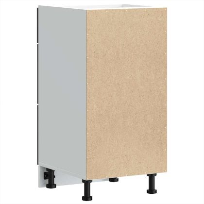 Кухненски шкаф "Lucca" Черен, инженерно дърво