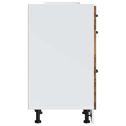 Кухненски шкаф Lucca, старо дърво, инженерно дърво