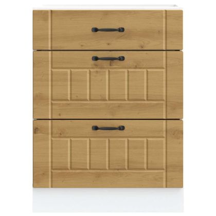 Кухненски шкаф Lucca, дъб артизан, инженерно дърво