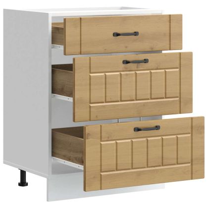 Кухненски шкаф Lucca, дъб артизан, инженерно дърво